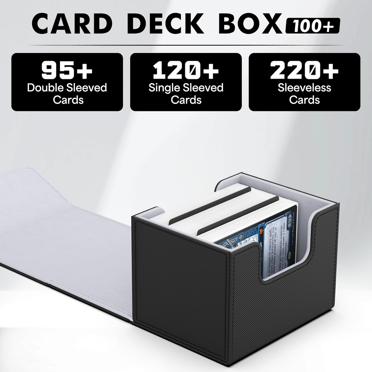 ZLCA MTG Deck Box Holds 100+ Cards Commander Deck Box