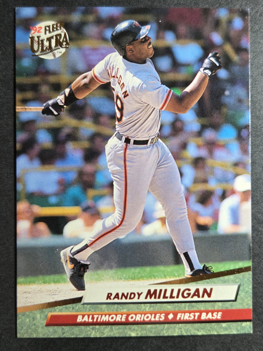 1992 Ultra Randy Milligan #8 Orioles Excellent