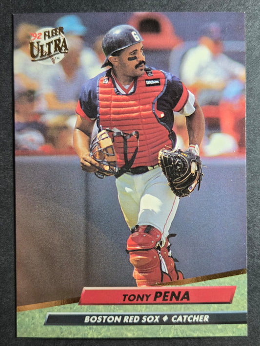 1992 Ultra Tony Pena #18 Red Sox Excellent