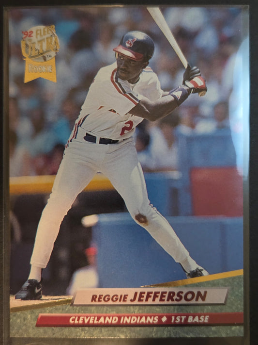 1992 Ultra Reggie Jefferson #50 Indians Excellent