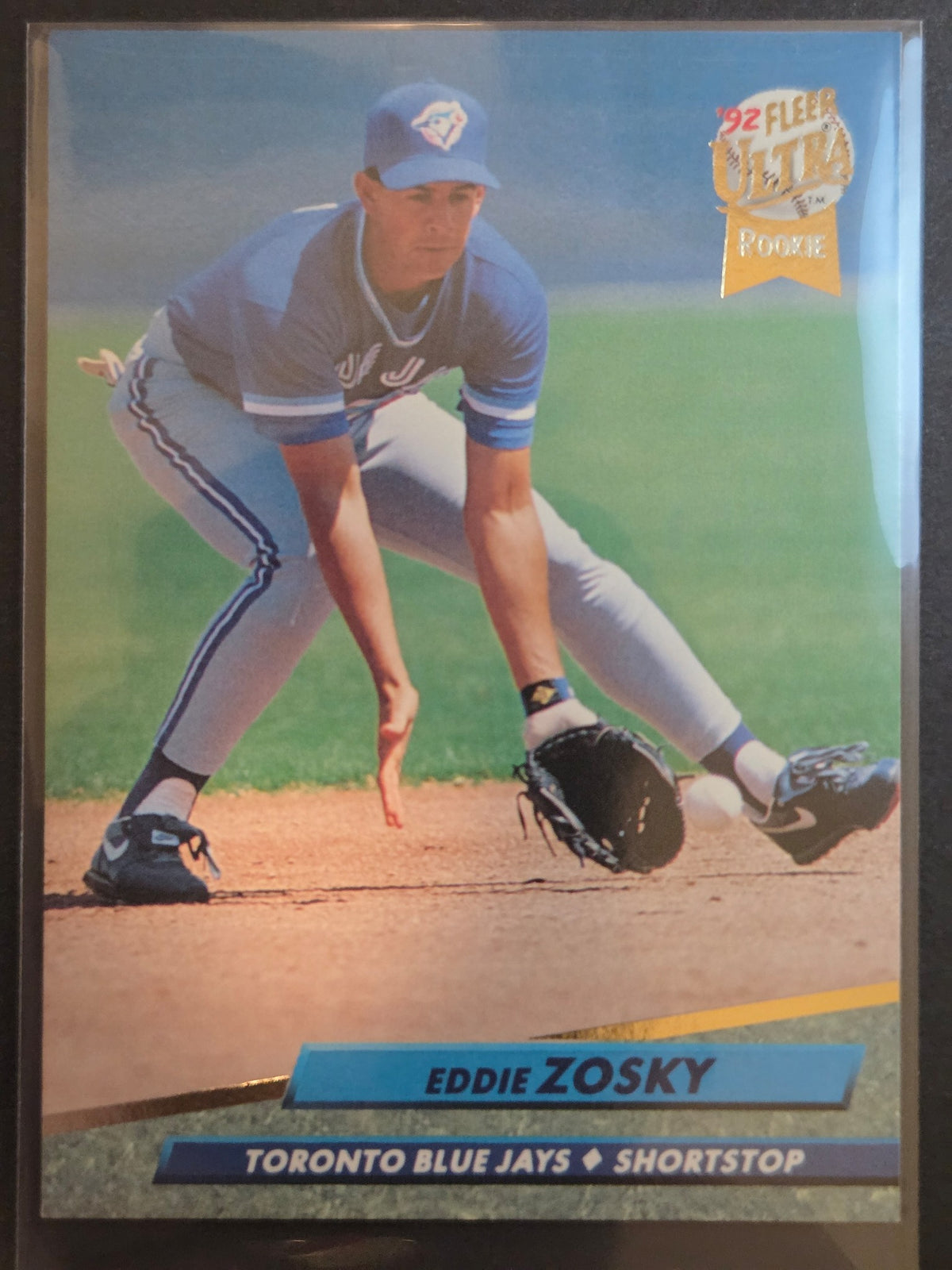 1992 Ultra Eddie Zosky #156 Blue Jays Excellent