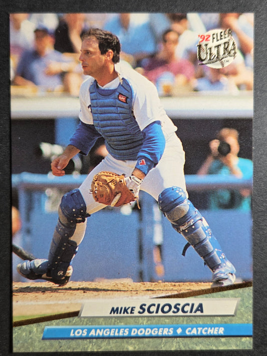 1992 Ultra Mike Scioscia #217 Dodgers Excellent