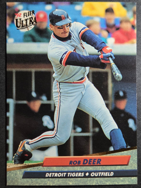 1992 Ultra Rob Deer #58 Tigers Excellent