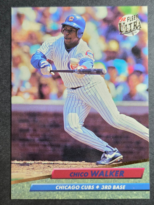 1992 Ultra Chico Walker #183 Cubs Excellent