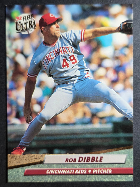 1992 Ultra Rob Dibble #187 Reds Excellent