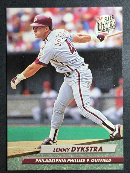 1992 Ultra Lenny Dykstra #241 Phillies Excellent