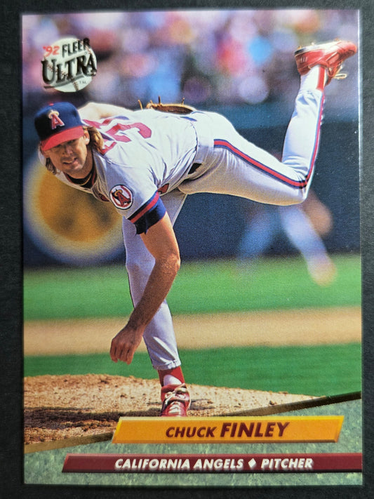 1992 Ultra Chuck Finley #25 Angels Excellent