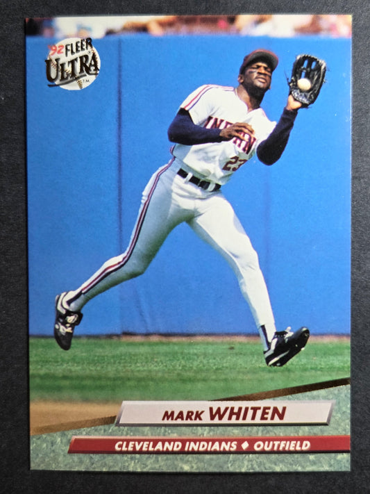 1992 Ultra Mark Whiten #55 Indians Excellent