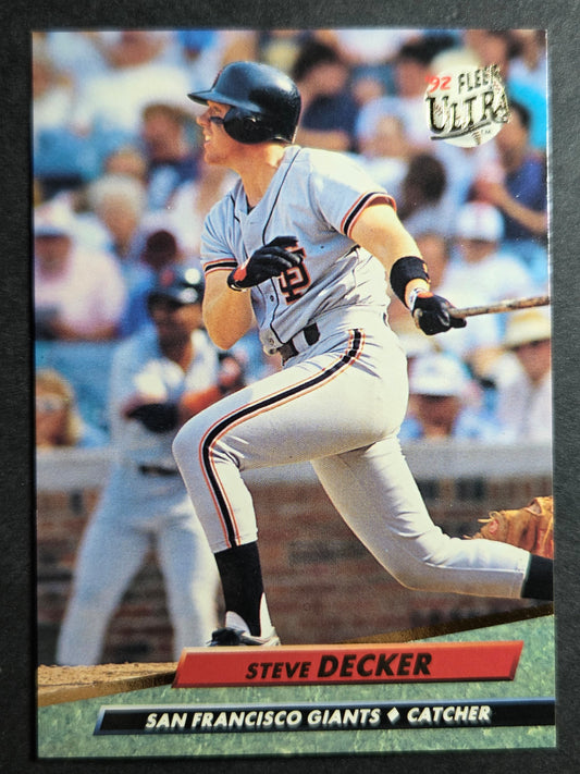 1992 Ultra Steve Decker #289 Giants Excellent