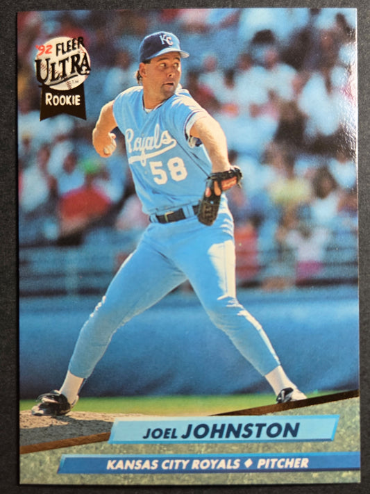 1992 Ultra Joel Johnston #72 Royals Excellent