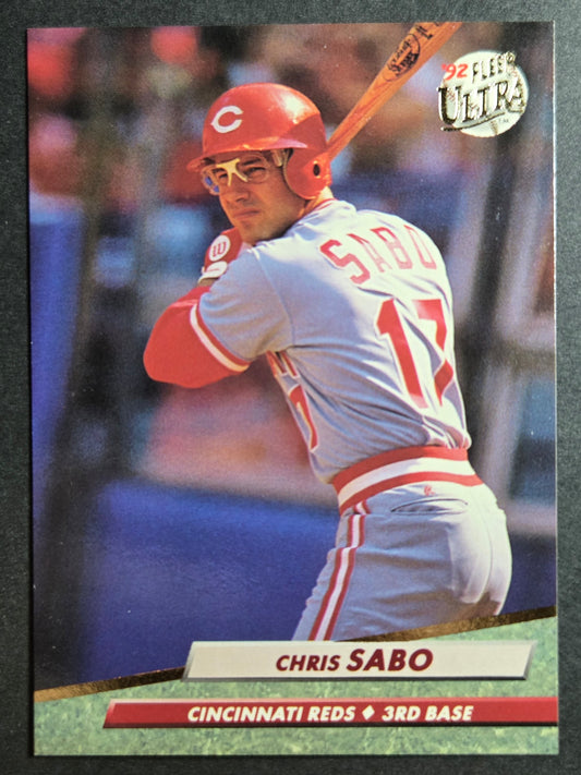 1992 Ultra Chris Sabo #197 Reds Excellent