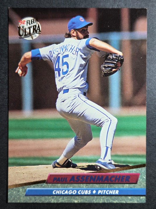 1992 Ultra Paul Assenmacher #172 Cubs Excellent