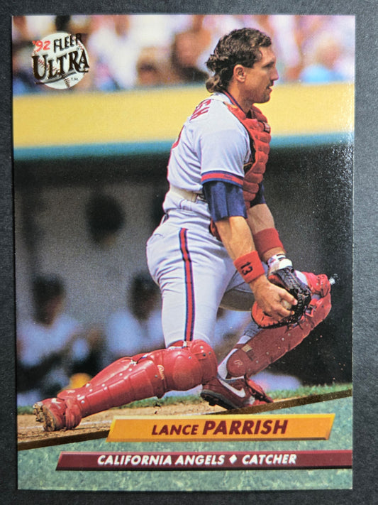 1992 Ultra Lance Parrish #28 Angels Excellent