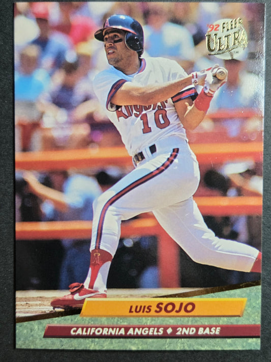 1992 Ultra Luis Sojo #31 Angels Excellent