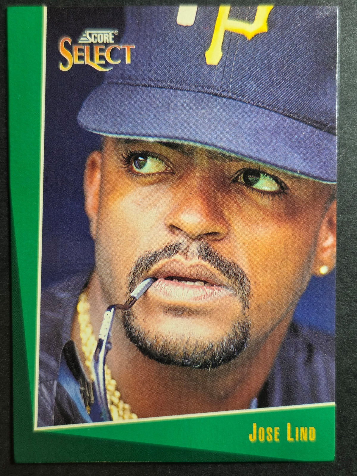 1993 Select Jose Lind #105 Pittsburgh Pirates Excellent