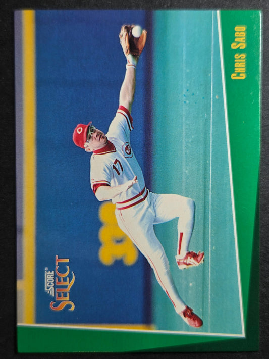 1993 Select Chris Sabo #135 Cincinnati Reds Excellent
