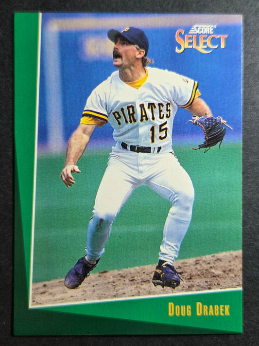 1993 Select Doug Drabek #153 Pittsburgh Pirates Excellent