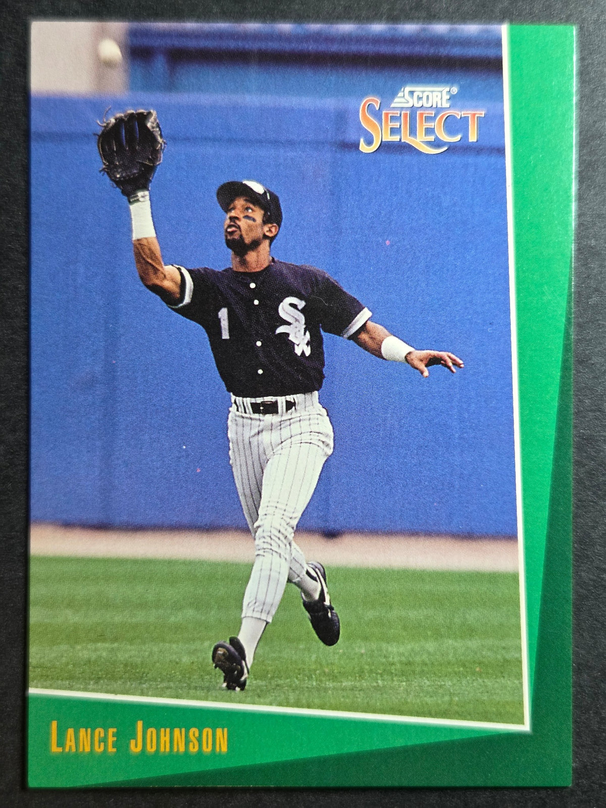 1993 Select Lance Johnson #266 Chicago White Sox Excellent