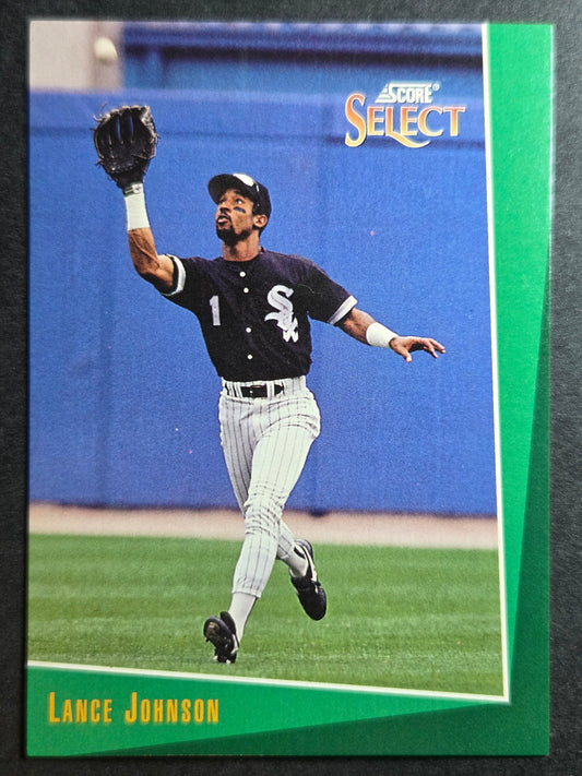 1993 Select Lance Johnson #266 Chicago White Sox Excellent