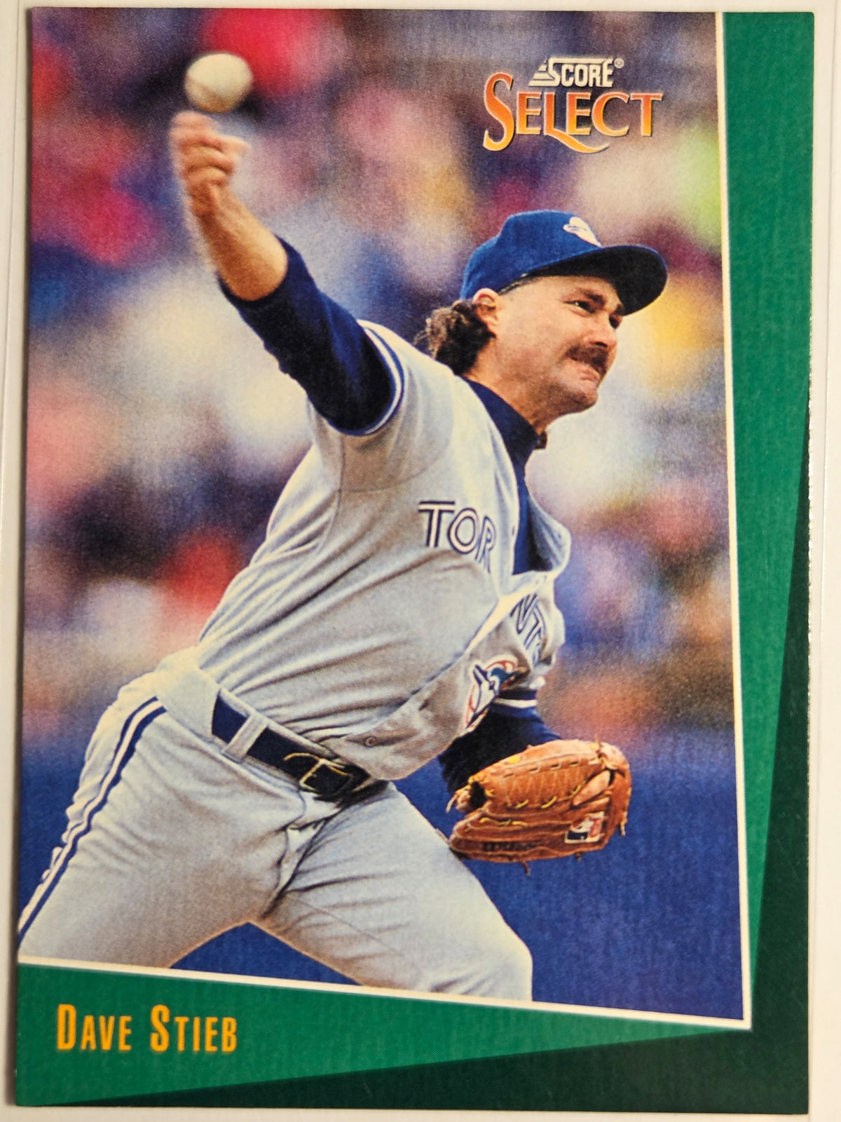 1993 Select Dave Stieb #386 Toronto Blue Jays Excellent