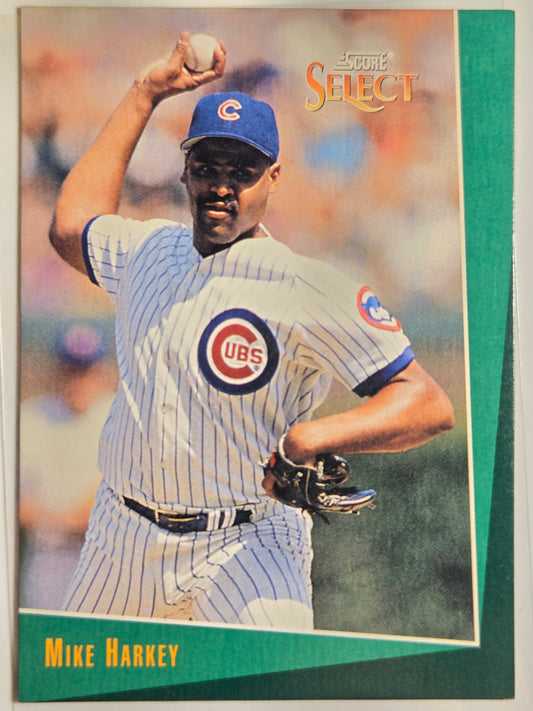 1993 Select Mike Harkey #397 Chicago Cubs Excellent