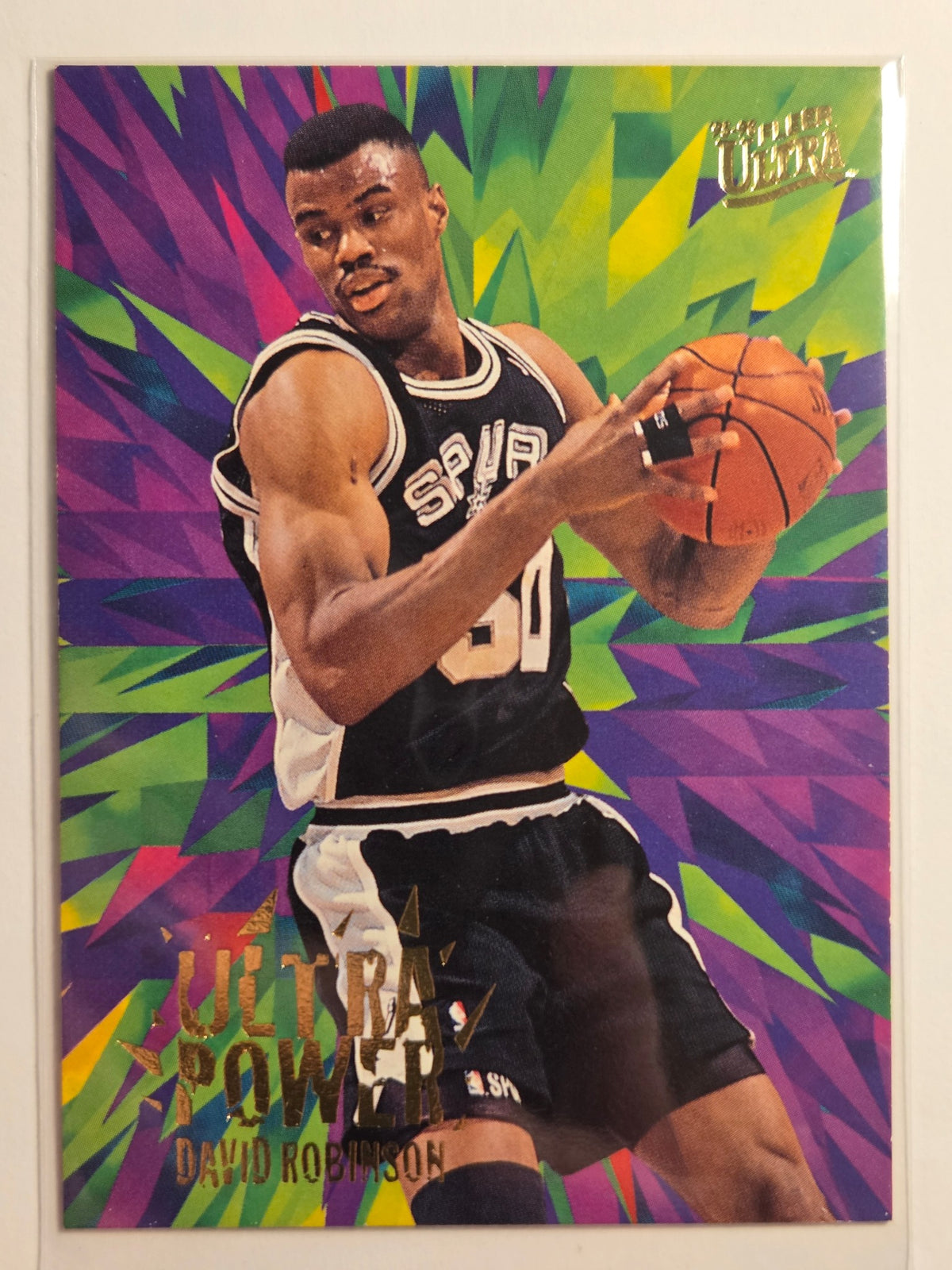 1995-96 Ultra David Robinson #10 Ultra Power Spurs Excellent