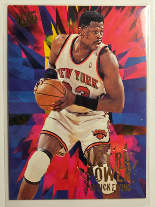 1995-96 Ultra Patrick Ewing #2 Ultra Power Knicks Near Mint or Better