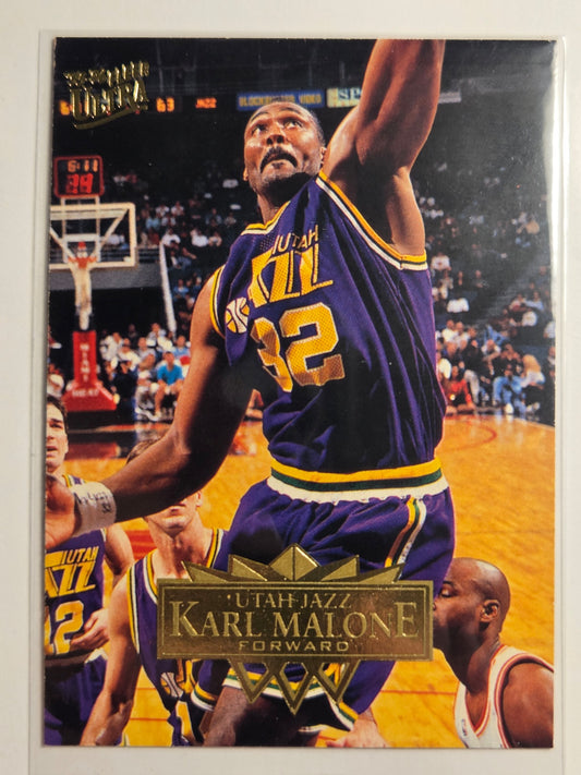 1995-96 Ultra Karl Malone #185 Jazz Near Mint or Better
