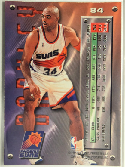 1995-96 Metal Charles Barkley n.º 84 Suns Excelente
