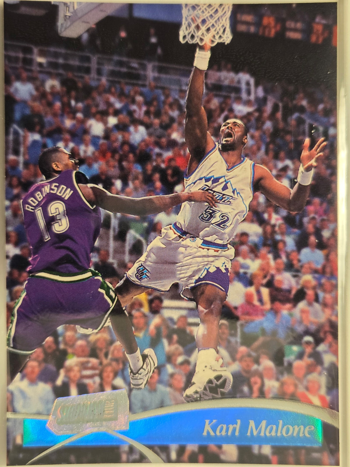1997-98 Stadium Club Karl Malone #115 Jazz Excellent