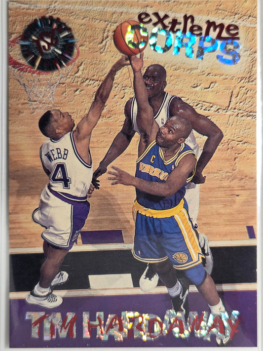 1995-96 Stadium Club Tim Hardaway #109 Warriors Excellent