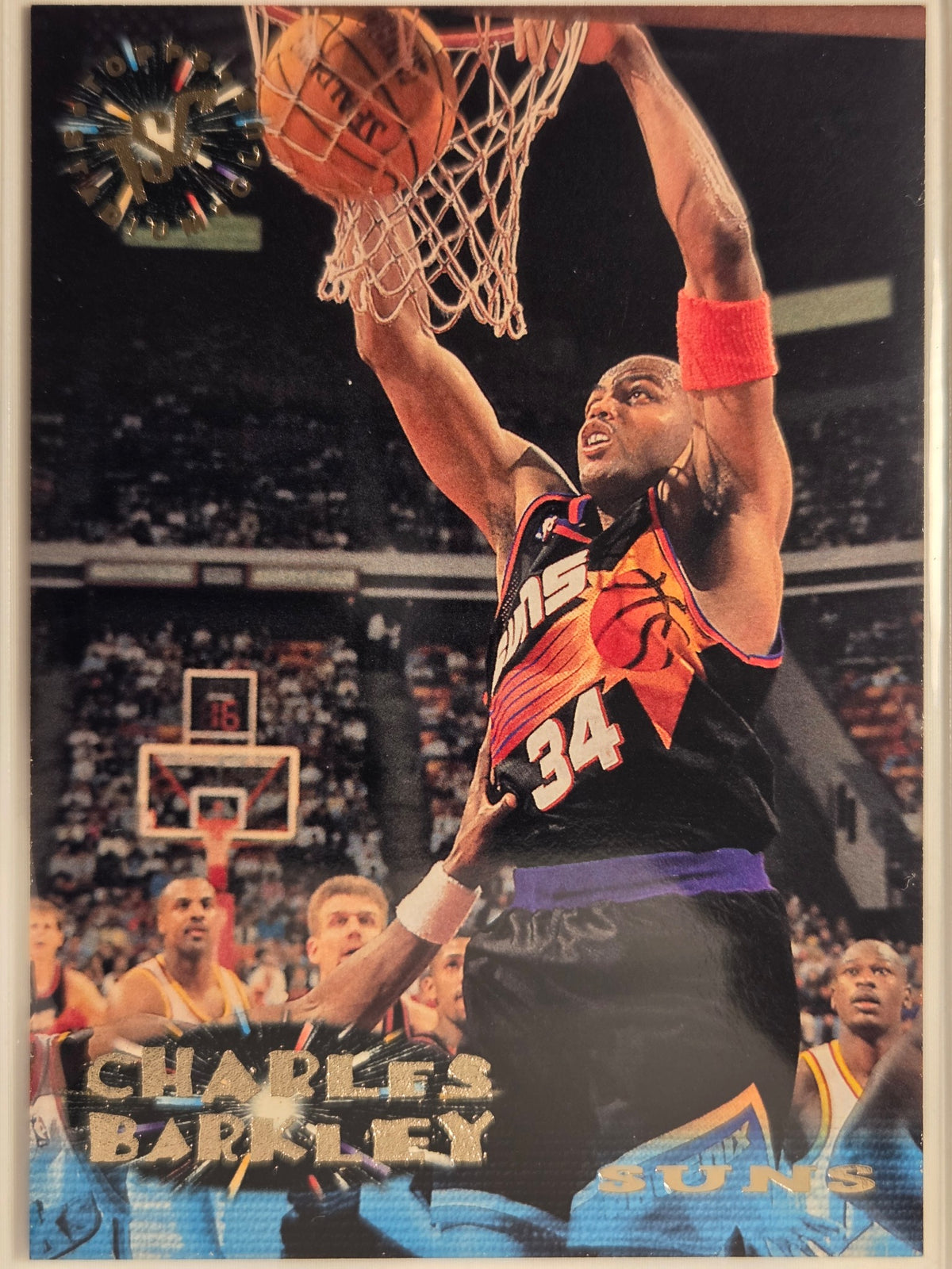 1995-96 Stadium Club Charles Barkley #34 Suns Excellent