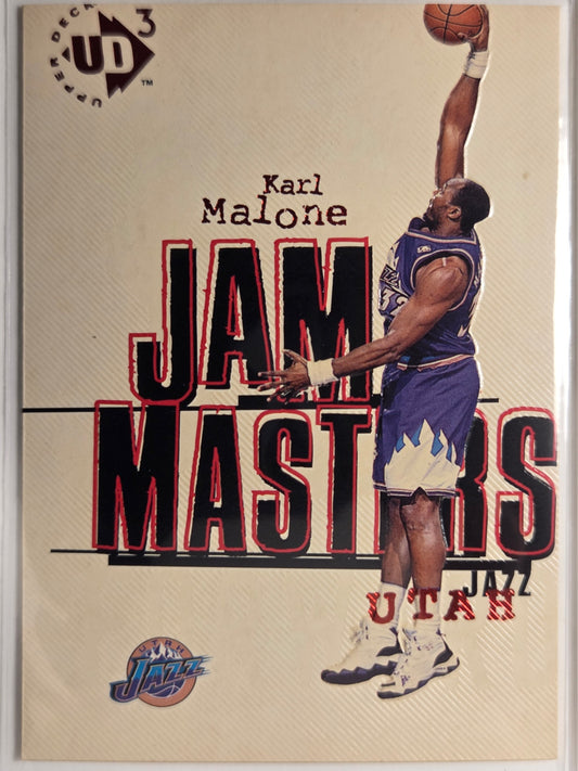 1997-98 Upper Deck UD3 Karl Malone #13 Utah Jazz Excellent