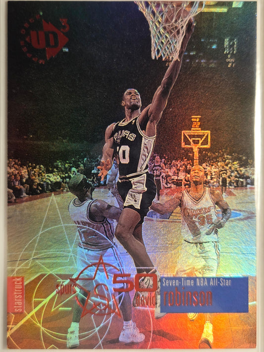 1997-98 Upper Deck UD3 David Robinson #39 San Antonio Spurs Excellent