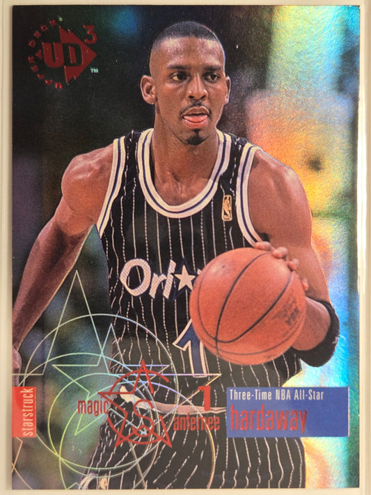 1997-98 Upper Deck UD3 Anfernee Hardaway #30 Orlando Magic Excellent
