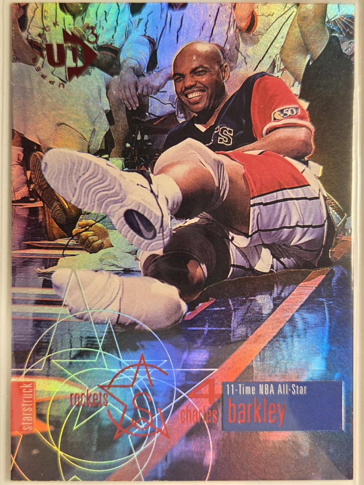 1997-98 Upper Deck UD3 Charles Barkley #27 Houston Rockets Excellent