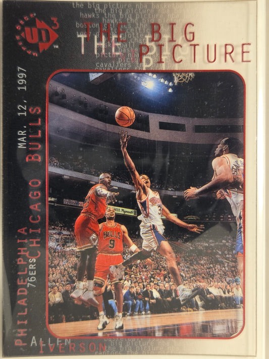 1997-98 Upper Deck UD3 Allen Iverson #41 Philadelphia 76ers Excellent
