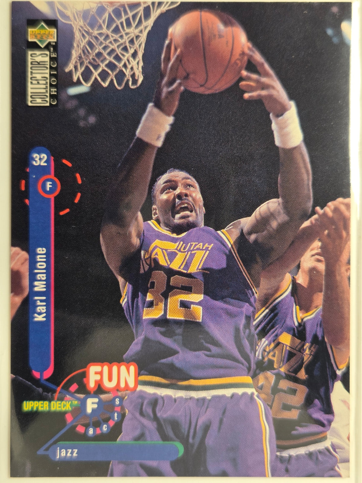1995-96 Collector's Choice Karl Malone #192 Jazz Excellent