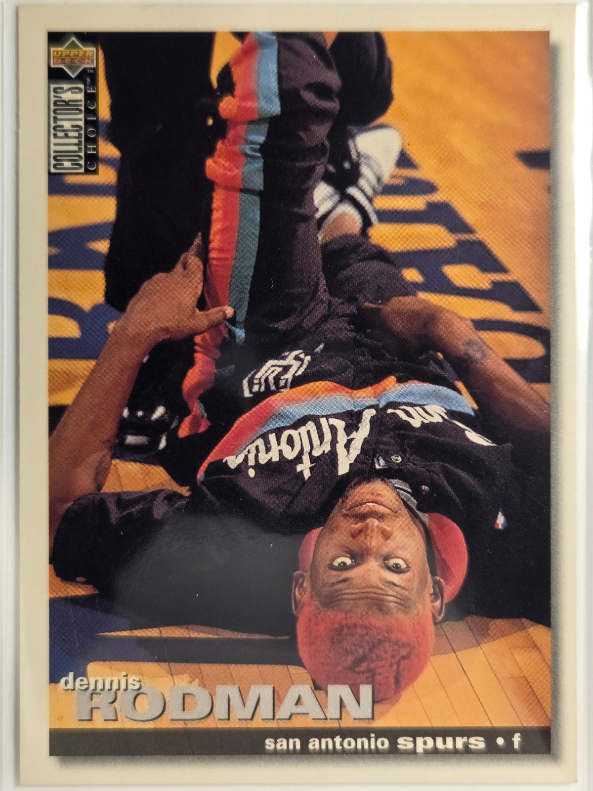 1995-96 Collector's Choice Dennis Rodman #10 Spurs Excellent