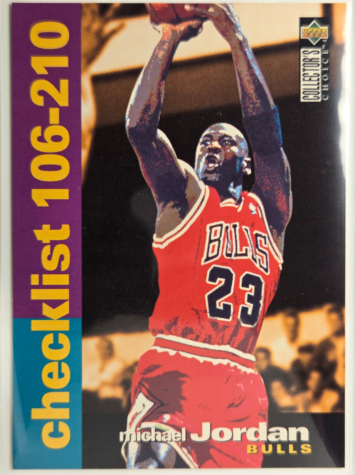 1995-96 Collector's Choice Michael Jordan #210 Bulls Excellent