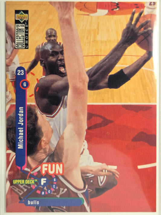 1995-96 Collector's Choice Michael Jordan #169 Bulls Excellent