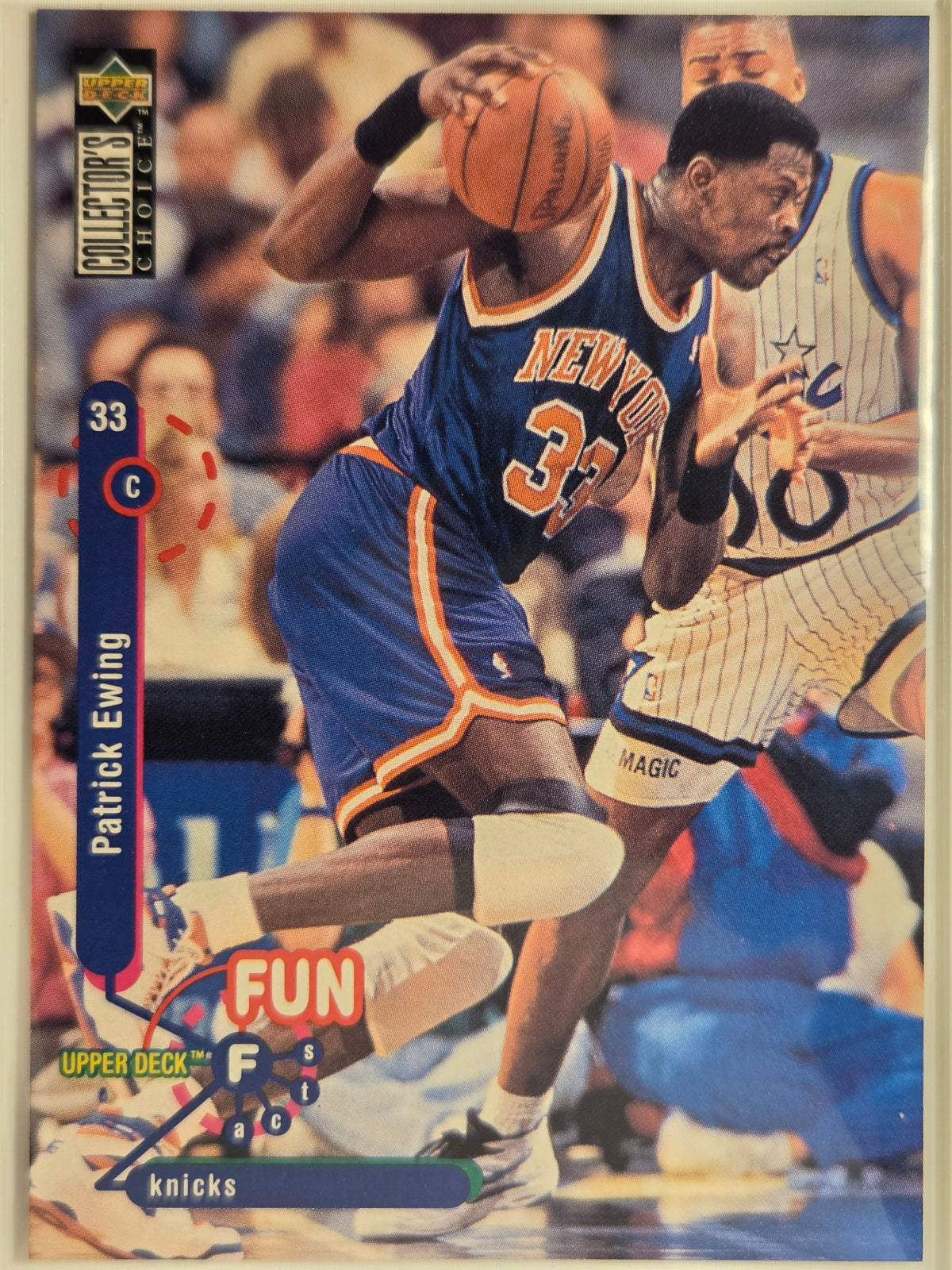 1995-96 Collector's Choice Patrick Ewing #183 Knicks Excellent