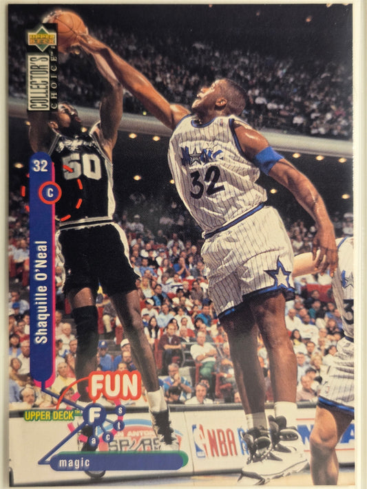 1995-96 Collector's Choice Shaquille O'Neal #184 Magic Excellent