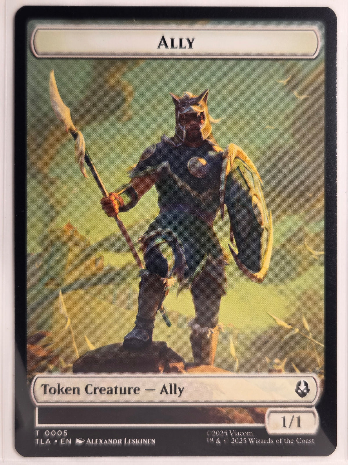 Avatar: The Last Airbender Ally (0005) // Clue (0014) Double-Sided Token NM