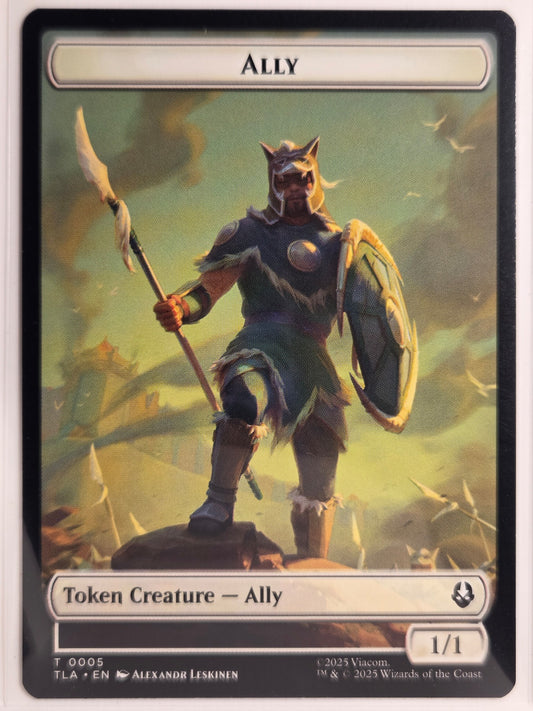 Avatar: The Last Airbender Ally (0005) // Clue (0014) Double-Sided Token NM