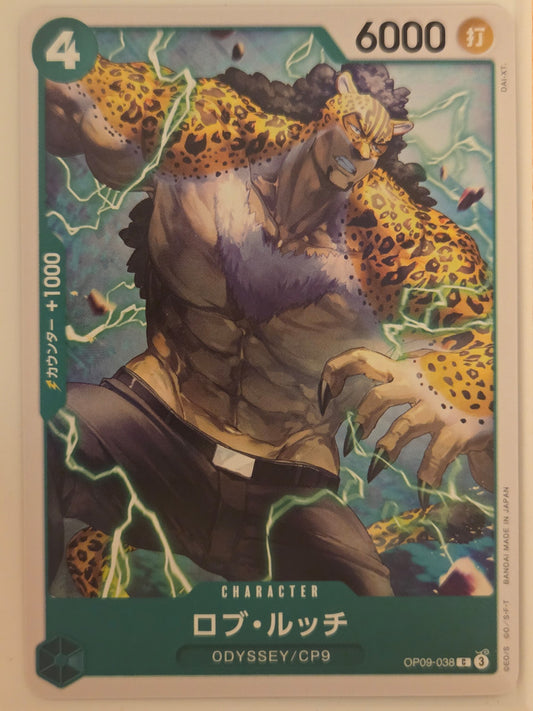 Emperors in the New World Rob Lucci (038) #OP09-038 Near Mint or Better