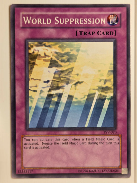 Pharaoh's Servant World Suppression #PSV-020 Near Mint or Better