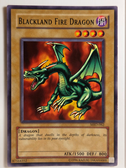 Metal Raiders Blackland Fire Dragon #MRD-062 Lightly played