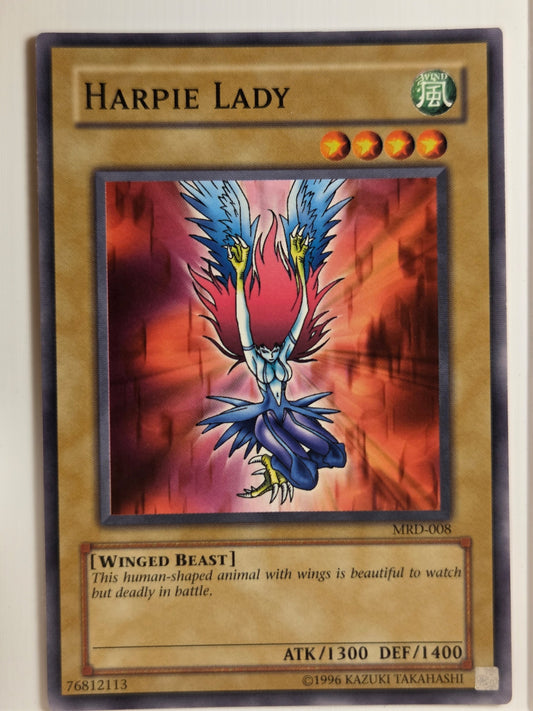 Metal Raiders Harpie Lady (Original Artwork) #MRD-008 Lightly played