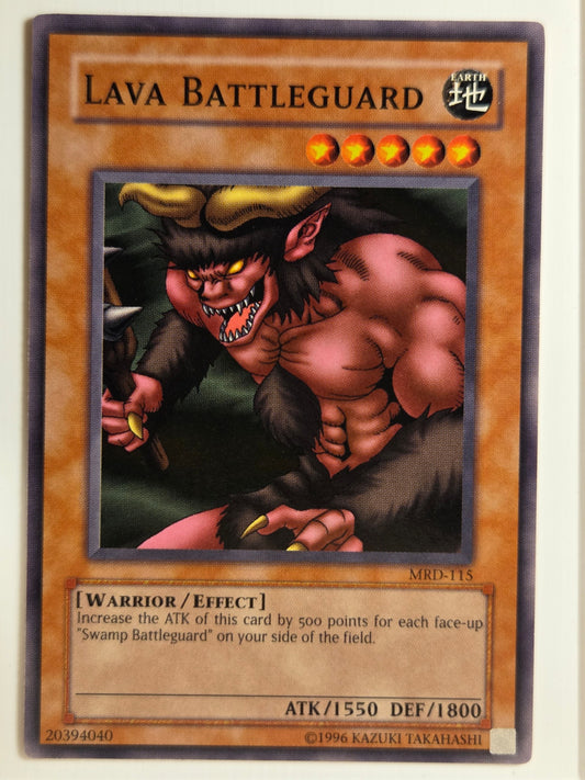 Metal Raiders Lava Battleguard #MRD-115 Lightly played